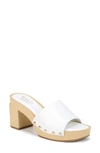 Franco Sarto Capri Clog In White Leather