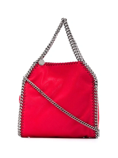 Stella Mccartney 'falabella' Two-way Chain Tote In Red