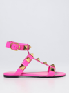 Valentino Garavani Flat Sandals  Woman In Pink