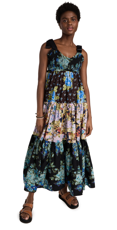 Free People Bluebell Maxi Dress In Cool Combo
