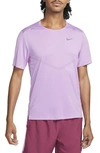 Nike Men's Rise 365 Dri-fit Short-sleeve Running Top In Purple