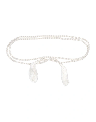 Vivetta Thin Belt In White
