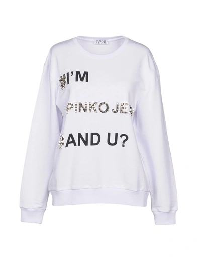 Pinko Sweatshirt In White