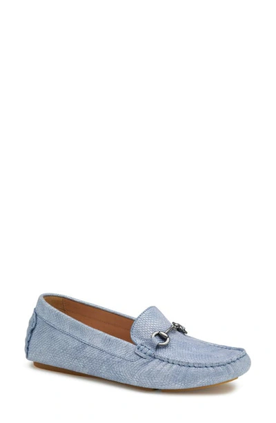 Johnston & Murphy Maggie Driving Moccasin In Blue