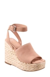 Marc Fisher Ltd Nelly Ankle Strap Wedge Sandal In Light Natural 110