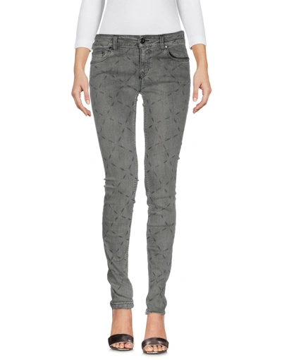 Emporio Armani Denim Pants In Grey