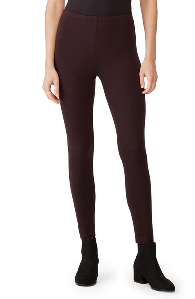 Eileen Fisher Ankle Leggings In Brown