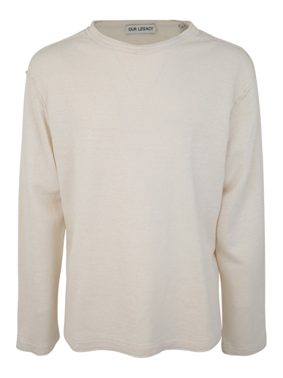 Our Legacy Inverted Sweatshirt In White