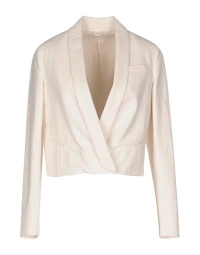 Brunello Cucinelli Suit Jackets In Ivory