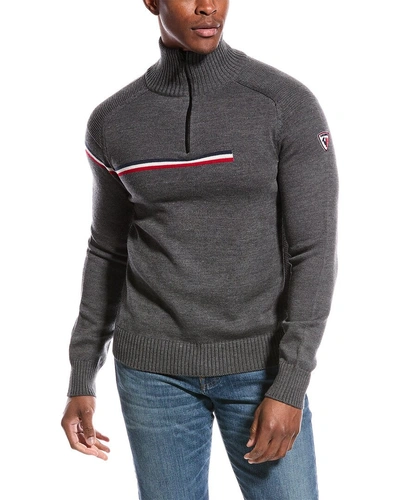 Rossignol Major Short Zip-up Jumper In Grey