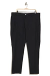 Original Penguin Golf Flat Front Solid Golf Pants In Caviar