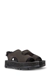 Camper Oruga Up Platform Sandal In Grey