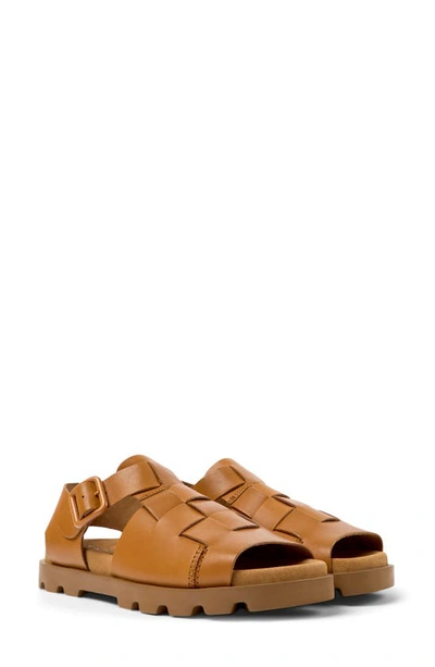 Camper Brutus Fisherman Sandal In Medium Brown