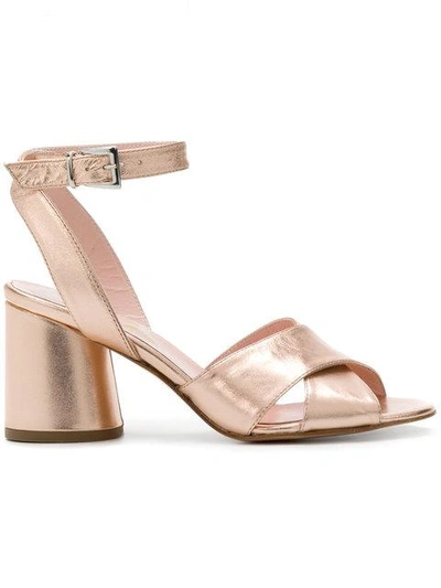 Anna F. Ankle Strap Sandals - Neutrals