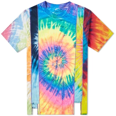 Needles 5 Cuts Tie Dye Spiral Tee In Multi