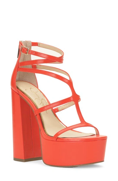 Jessica Simpson Aamina Platform Sandal In Miami Sunset