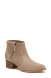 Johnston & Murphy Trista Bootie In Taupe Suede