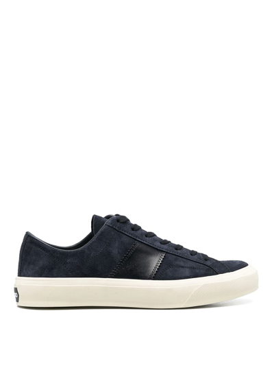 Tom Ford Sneakers Top Low In Blue