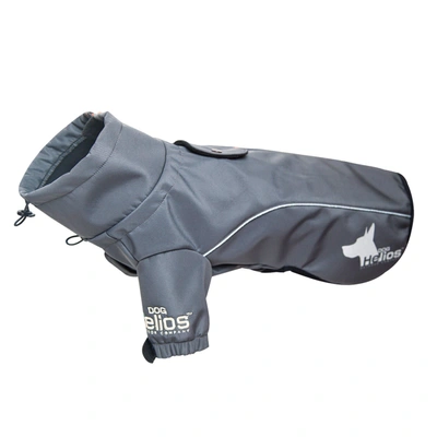 Dog Helios Extreme Soft-shell Performance Fleece Winter Dog Coat In Grey