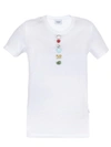 Dondup Jewel Buttoned T-shirt In Bianco