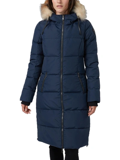 Pajar Jayde Womens Temperature Rated Water Resistant Down Coat In Blue