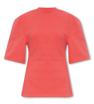 Jacquemus Red 'le T-shirt Camisa' T-shirt In Rot