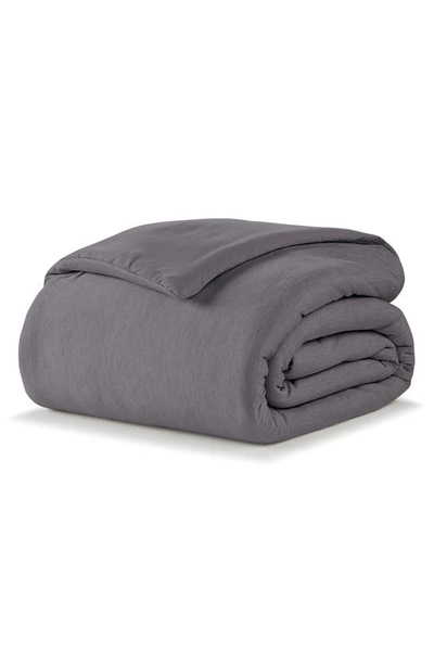 Ella Jayne Home Cooling Jersey Fabric Down Alternative Comforter In Charcoal
