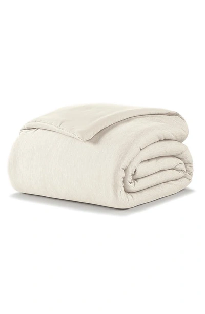 Ella Jayne Home Cooling Jersey Fabric Down Alternative Comforter In Cream