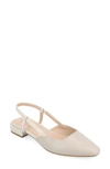 Journee Collection Paislee Slingback Pump In Beige