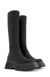 Camper Bcn Tall Sock Boot In Black