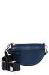 We-ar4 The Half Moon Crossbody Bag In Royal Navy