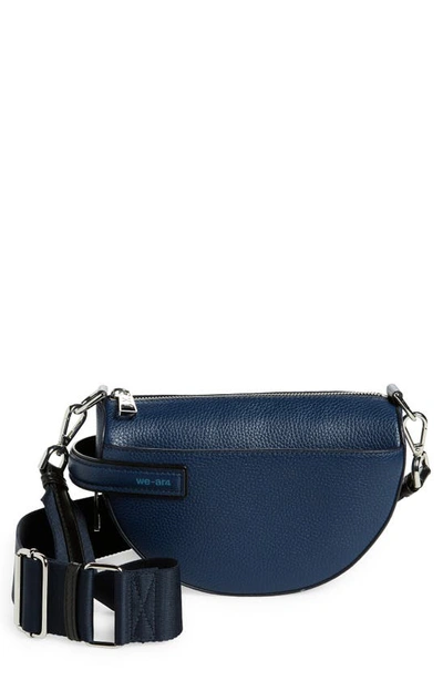 We-ar4 The Half Moon Crossbody Bag In Royal Navy