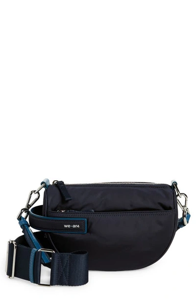 We-ar4 The Half Moon Crossbody Bag In Navy