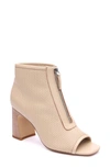 Sanctuary Ready Peep Toe Bootie In Oatmilk