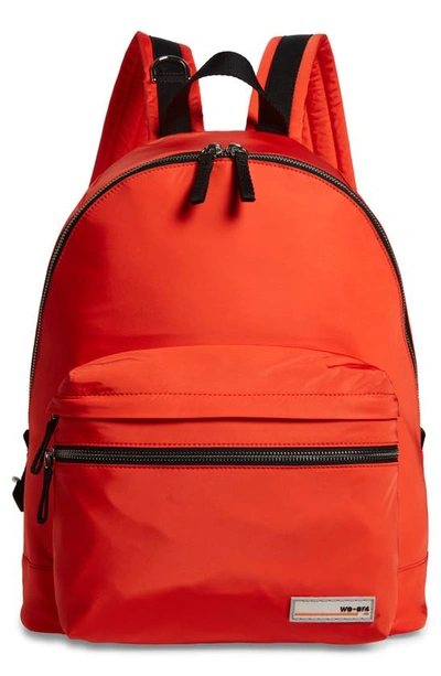 We-ar4 The Packed Nylon Backpack In Blood Orange
