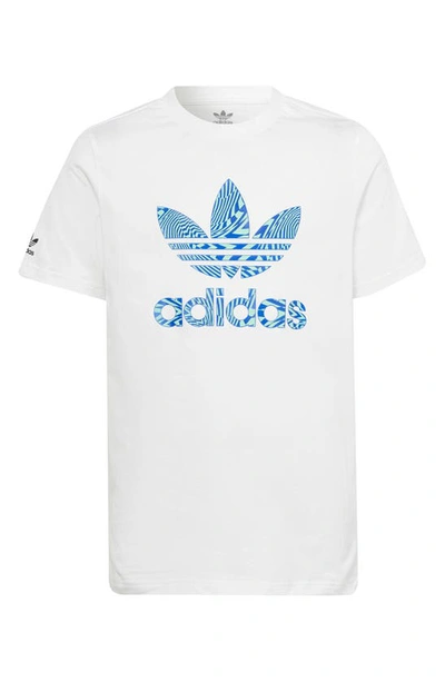 Adidas Originals Kids Maglietta In Bianco