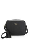 Kate Spade Kingston Drive Arla Leather Shoulder Bag In Black