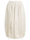 Junya Watanabe Cotton Balloon Skirt In Ivory