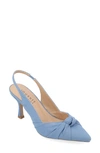 Journee Collection Bahar Slingback Pump In Blue