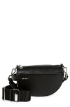 We-ar4 The Half Moon Crossbody Bag In Black