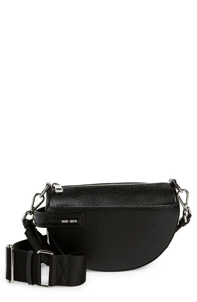 We-ar4 The Half Moon Crossbody Bag In Black