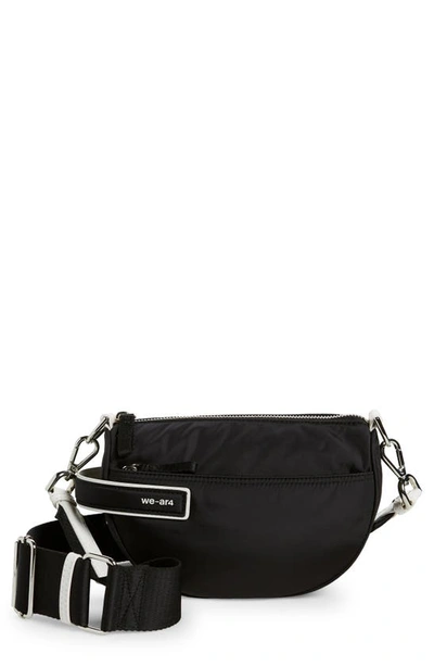 We-ar4 The Half Moon Crossbody Bag In Black