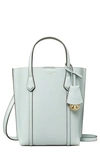 Tory Burch Perry Mini N/s Crossbody Tote In Seltzer / Pavestone