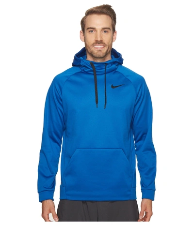Nike Therma Pullover Training Hoodie In Blue Jay/black | ModeSens