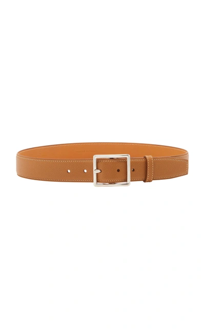 Maison Vaincourt Exclusive Leather Waist Belt In Brown
