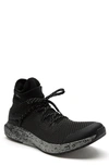 Brandblack Kaze Knit Sneaker Boot In Black