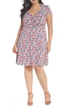 Leota Print Jersey Fit & Flare Dress In Floral Camo