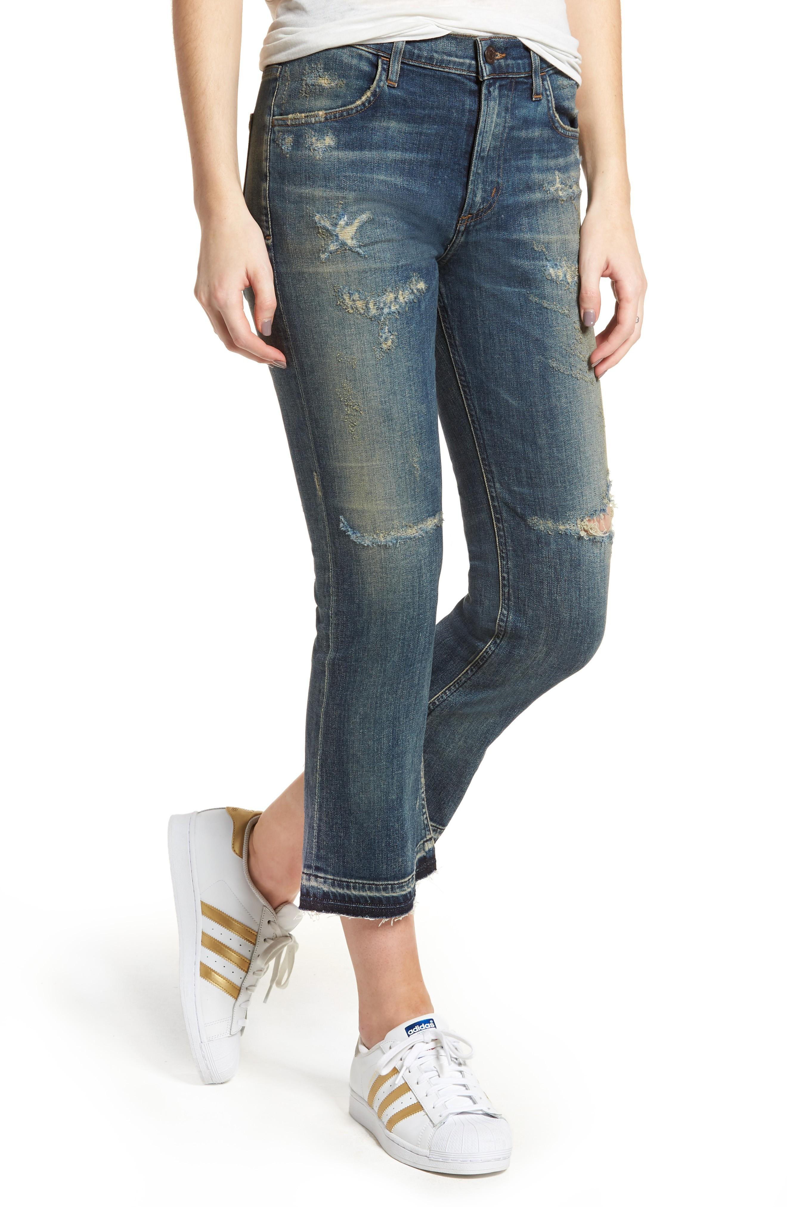 citizens of humanity drew crop flare jeans