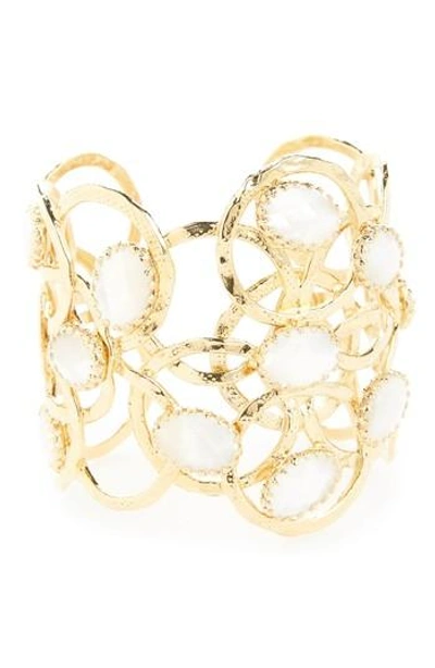 Gas Bijoux Olympie Cuff Bracelet In White