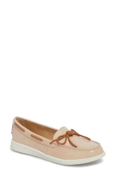 Sperry Oasis Boat Shoe In Rose Dust Patent Leather